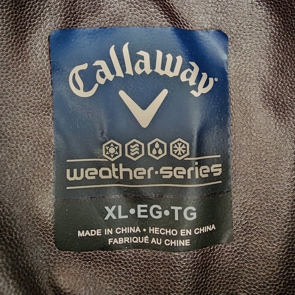 Callaway Weather Series Golf Jacket Men's Sz XL.. - Picture 5 of 7